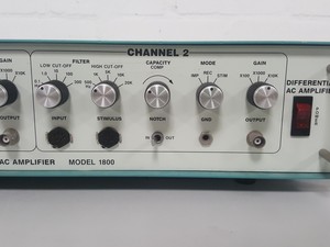 Thumbnail image of A-M Systems Model 1800 Micro-Electrode AC Amplifier Lab