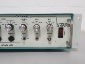 Thumbnail image of A-M Systems Model 1800 Micro-Electrode AC Amplifier Lab