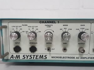 Thumbnail image of A-M Systems Model 1800 Micro-Electrode AC Amplifier Lab