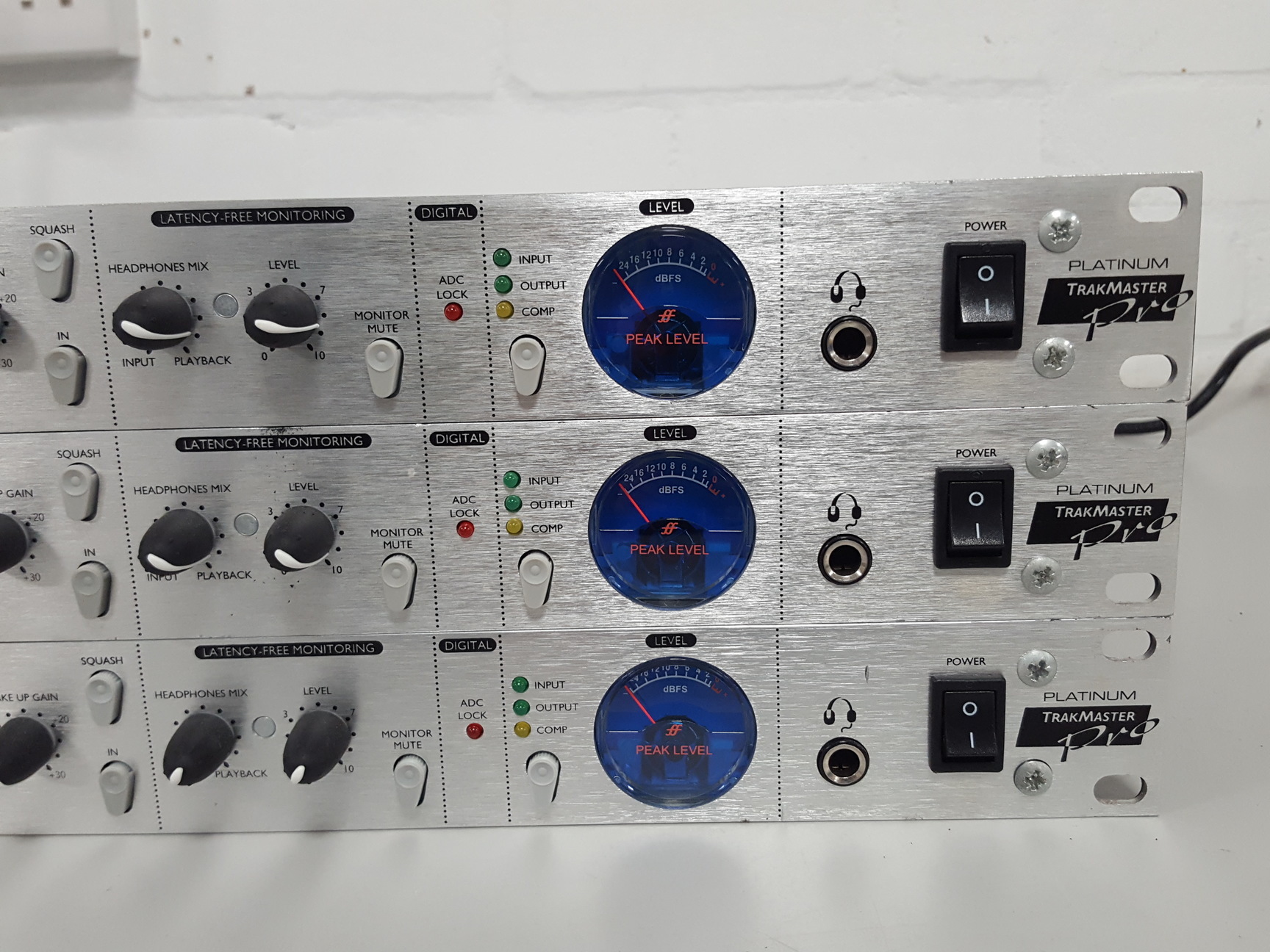 Image of 3x Focusrite Platinum TrakMaster Pro Track Master Channel Strips