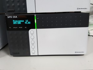 Thumbnail image of Shimadzu LC 20 Prominence HPLC System CTO-20AC, FRC-10A, SPD-20A, LC-20AD, 