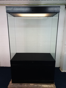 Thumbnail image of Museum Grade Secured Showcase Laminated Glass Display Cabinet