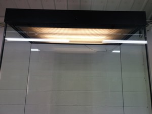 Thumbnail image of Museum Grade Secured Showcase Laminated Glass Display Cabinet