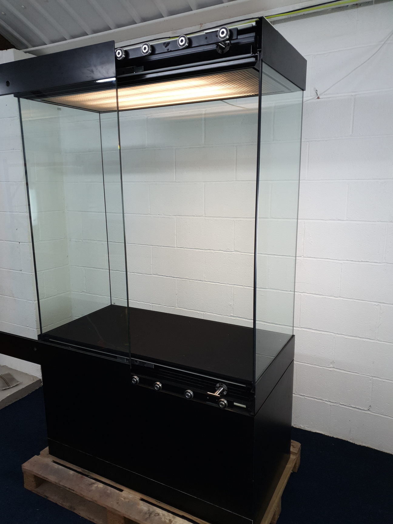 Image of Museum Grade Secured Showcase Laminated Glass Display Cabinet
