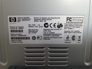 Thumbnail image of HP Color LaserJet 3800dtn Printer