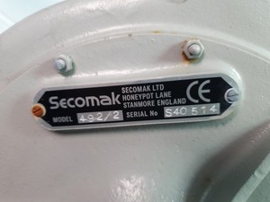 Thumbnail image of SECOMAK Model:492 Industrial Air Blower High Velocity Centrifugal Fan
