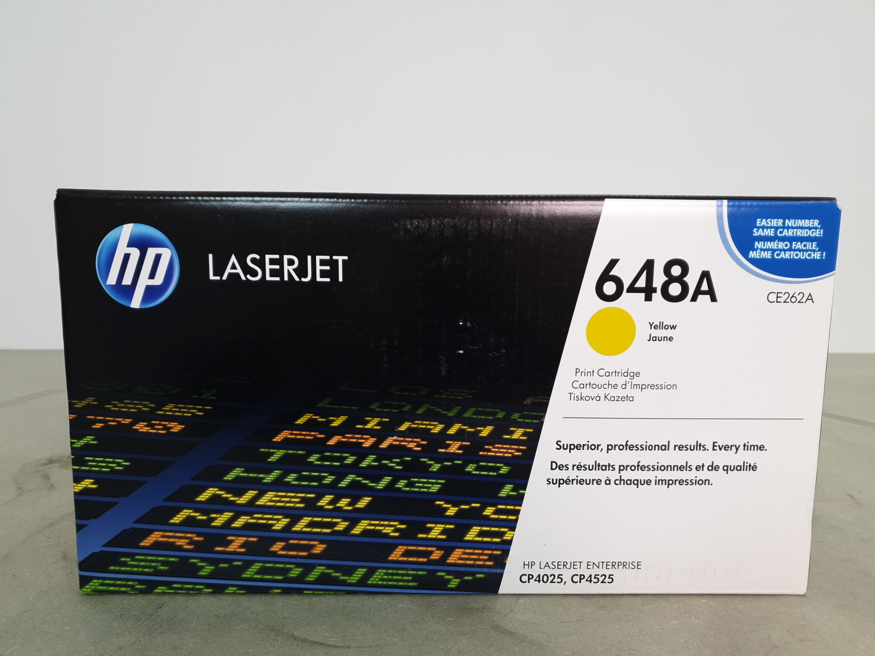 Image of HP 648A Original Print Toner Cartridge - Yellow CE262A