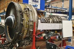 Thumbnail image of Genuine General Electric CF6-6 Jet Engine From DC10 Aircraft