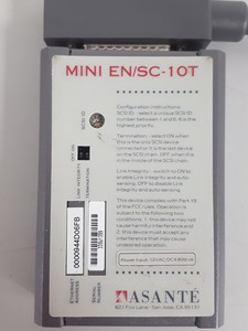 Thumbnail image of Asante Mini EN/SC-10T SCSI Ethernet Adapter and Cable