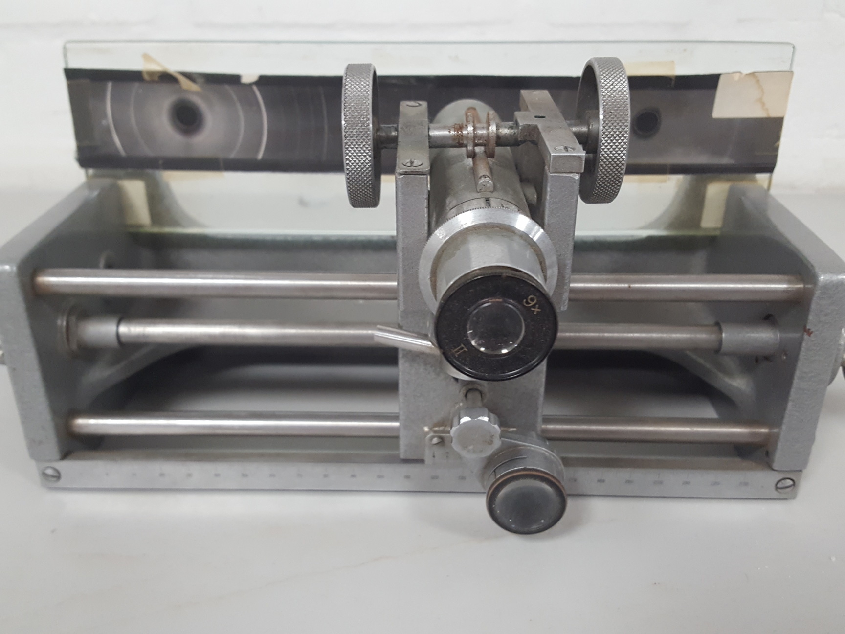 Image of Moore & Wright Vintage Lab Microtome / Precision Measuring Microscope Unit