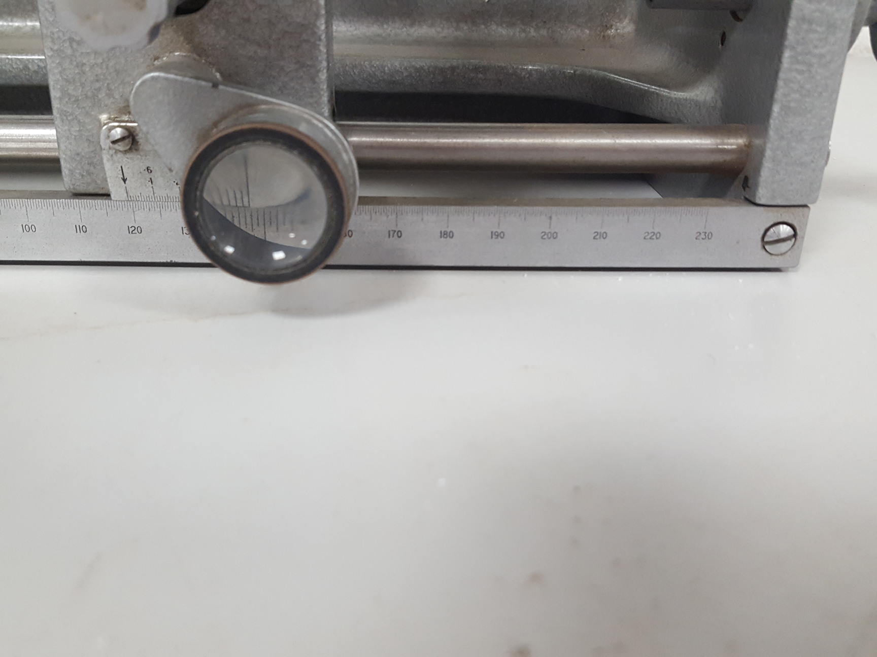 Image of Moore & Wright Vintage Lab Microtome / Precision Measuring Microscope Unit