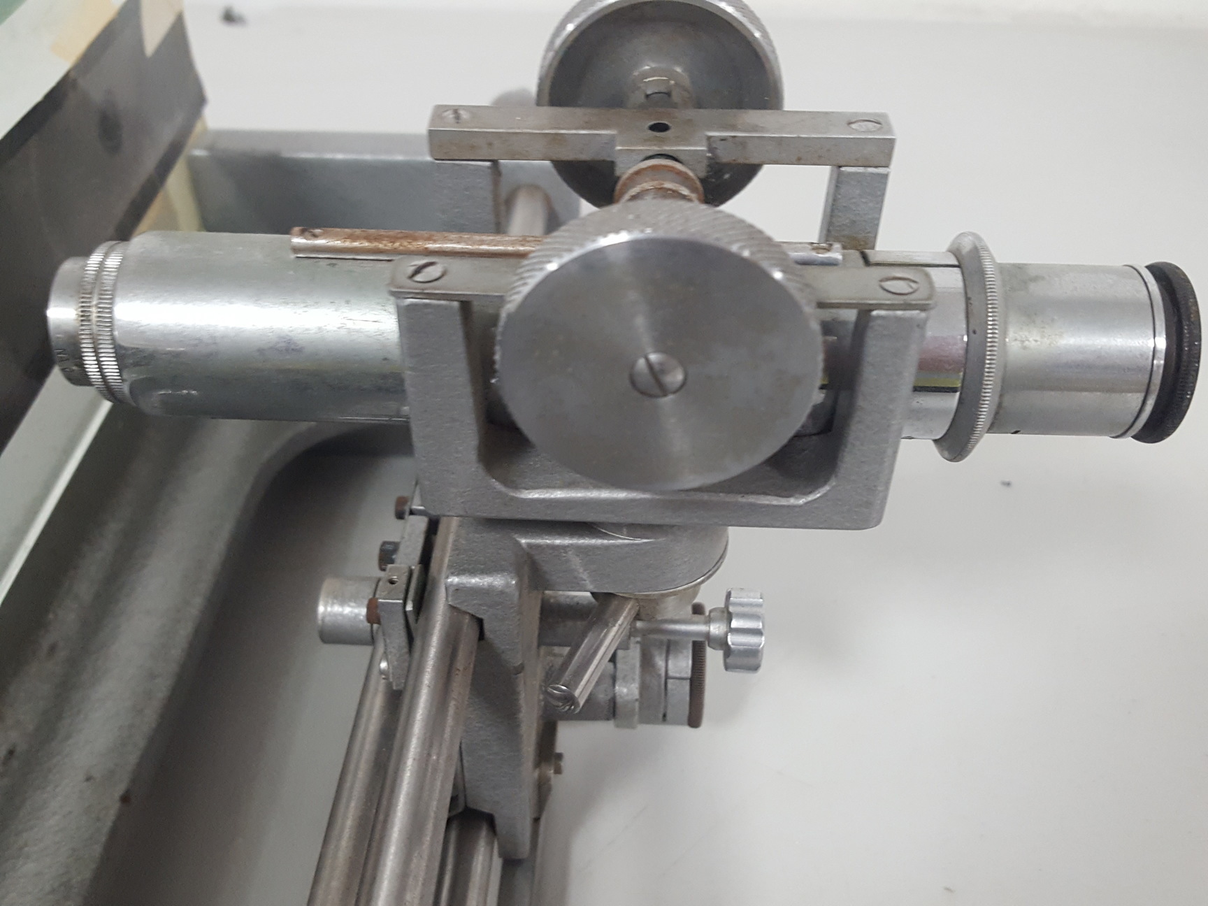 Image of Moore & Wright Vintage Lab Microtome / Precision Measuring Microscope Unit