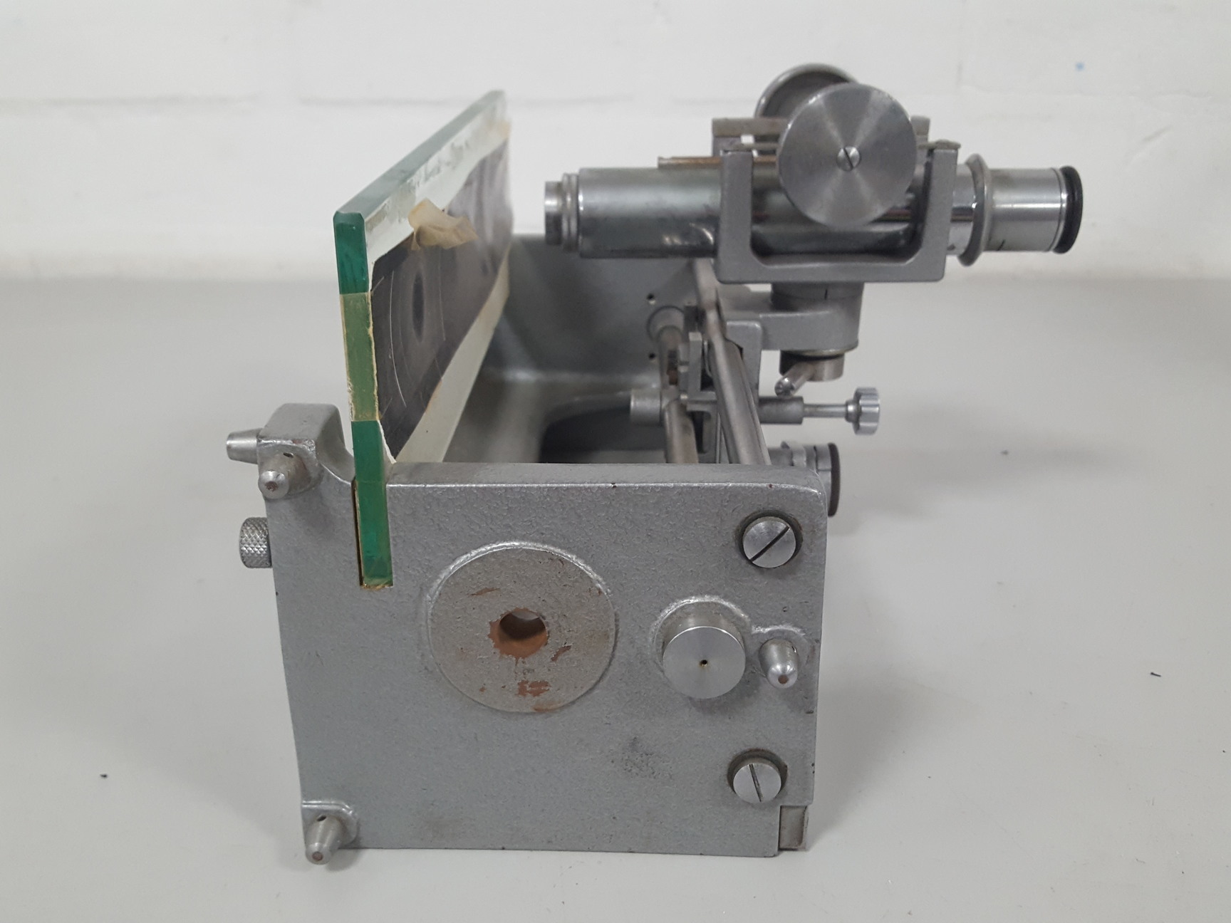 Image of Moore & Wright Vintage Lab Microtome / Precision Measuring Microscope Unit