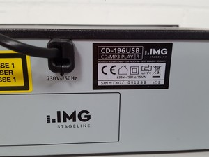 Thumbnail image of IMG Stageline CD-196 USB CD/MP3 Player AV Equipment