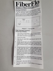 Thumbnail image of TripledRed FT00073TR Minntech 93250-000 FiberFlo Endotoxin Removal Filter Lab