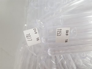 Thumbnail image of Lot of 700x Lab Glass Tubes 10x100mm Lab Glassware