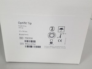 Thumbnail image of Sartorius Corporation 790350 Optifit Tip, Single Tray, 5-350 uL (Pack of 4800)