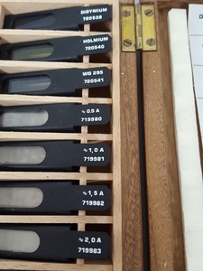 Thumbnail image of Pye Unicam Calibration Standards Set Filters & Attenuators Set Pt. No. 790850