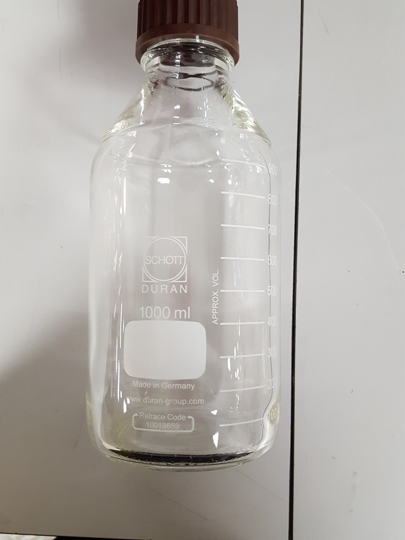 Lab glass bottles