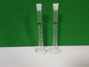 Thumbnail image of Lot of 19x Glass Measuring Cylinders Graduated 5mL to 500mL Lab