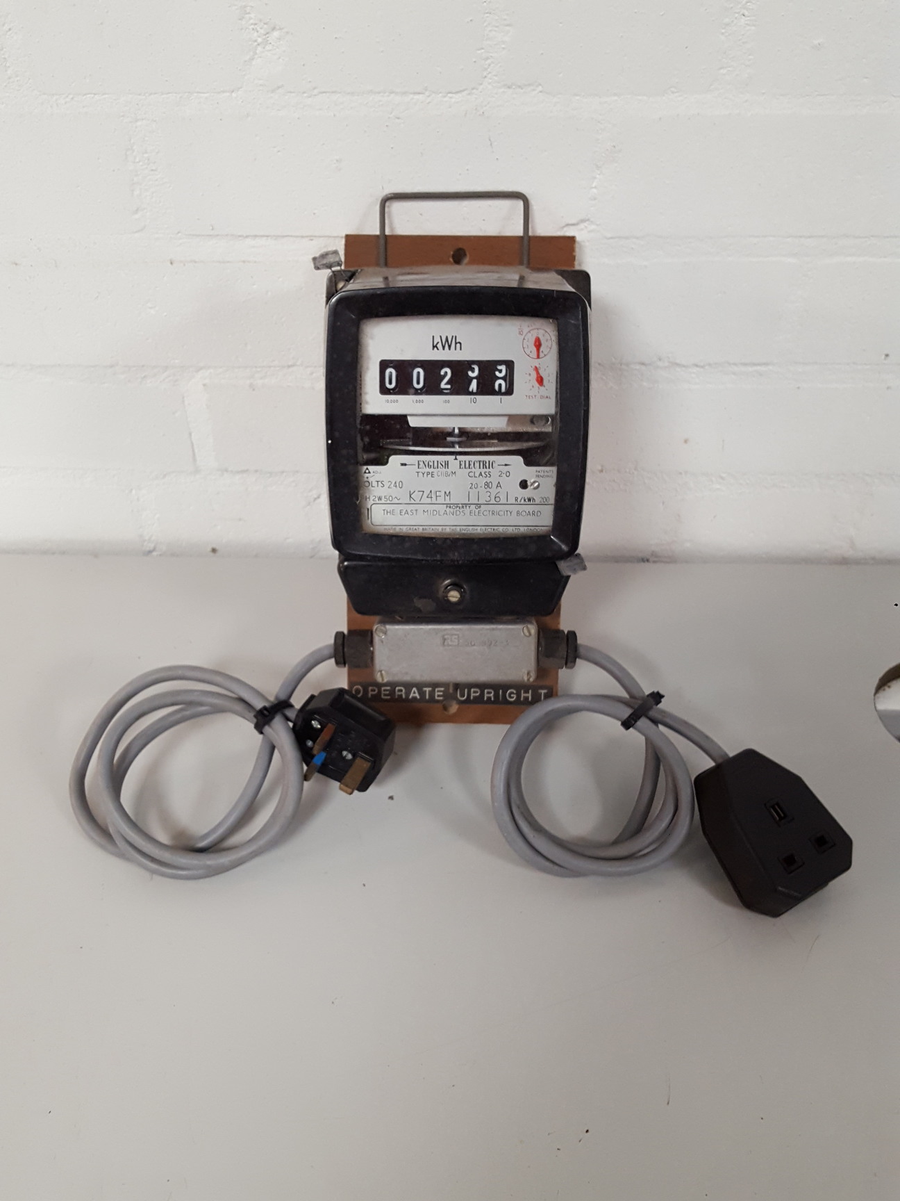 Vintage Electric Meter Type CIIB/M Electrical Equipment