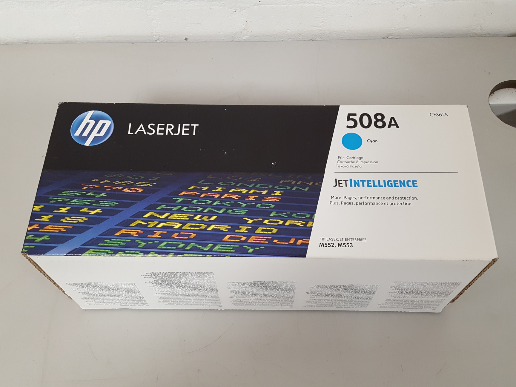Image of HP 508A CF361A Genuine Contract Toner Cartridge Cyan