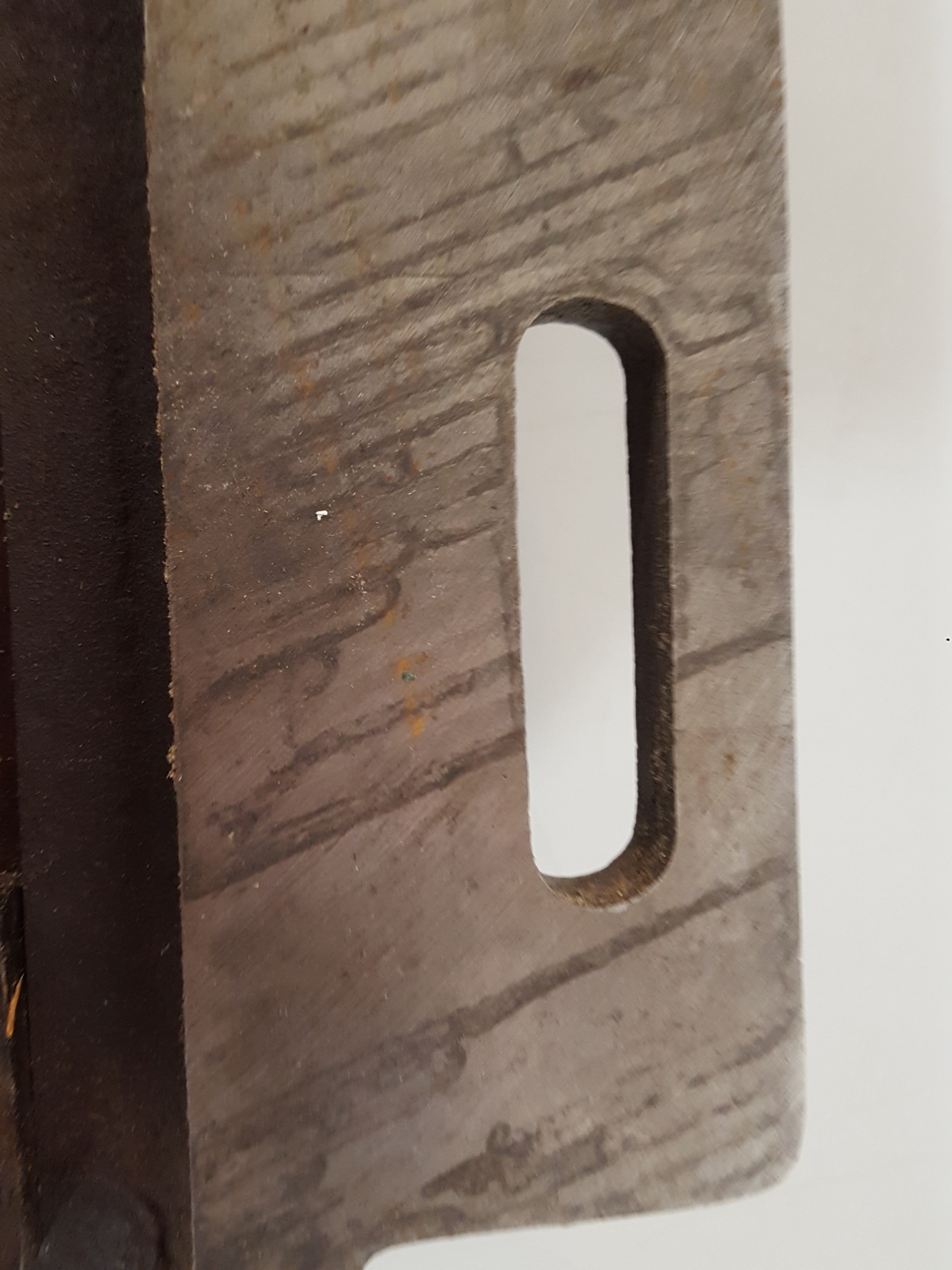 Image of Vintage Iron Clamp For Drill Press Metalworking Accessories