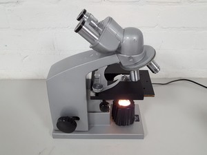 Thumbnail image of Reichert Binocular Microscope Lab + 4 Objectives Oel 100/1.25, Meiji 40