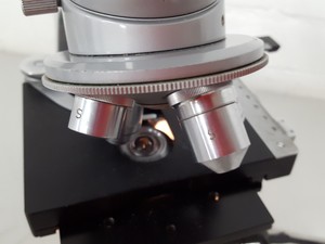 Thumbnail image of Reichert Binocular Microscope Lab + 4 Objectives Oel 100/1.25, Meiji 40