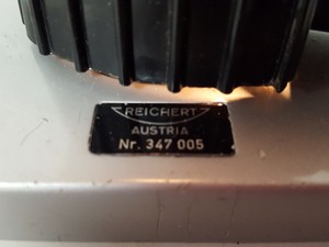 Thumbnail image of Reichert Binocular Microscope Lab + 4 Objectives Oel 100/1.25, Meiji 40