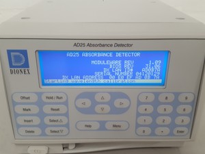 Thumbnail image of Dionex HPLC System LC30 Oven, AD25 Detector, CD25, AS40, EG50, GP50, PC10,