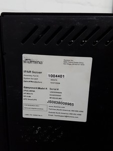 Thumbnail image of Illumina IPAR Server Data Server Cabinet on Wheels 19" Racks IT