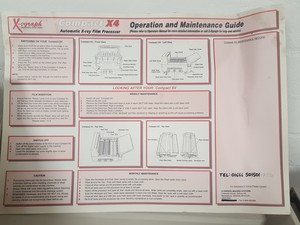 Thumbnail image of Xograph Compact X4 X4A Automatic X-ray Film Processor Lab