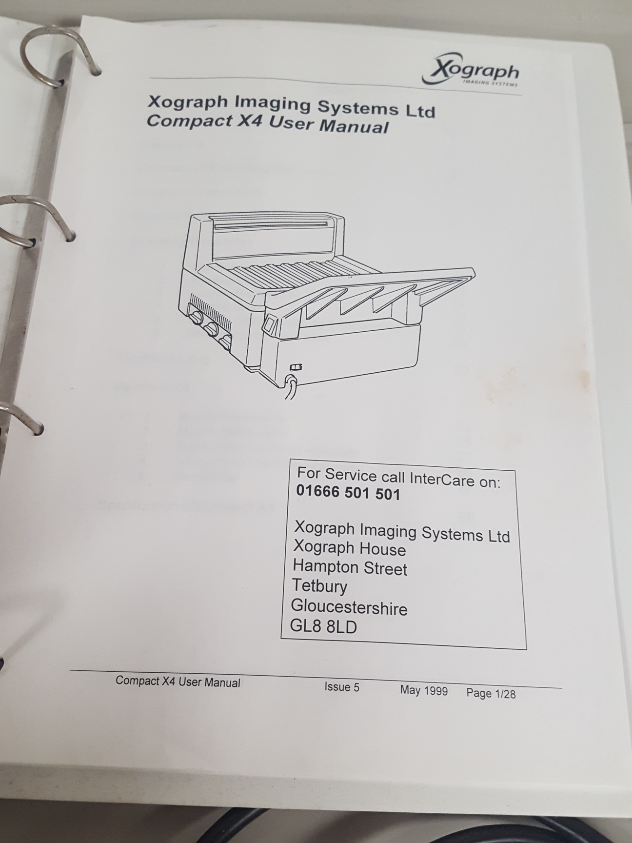 Image of Xograph Compact X4 X4A Automatic X-ray Film Processor Lab