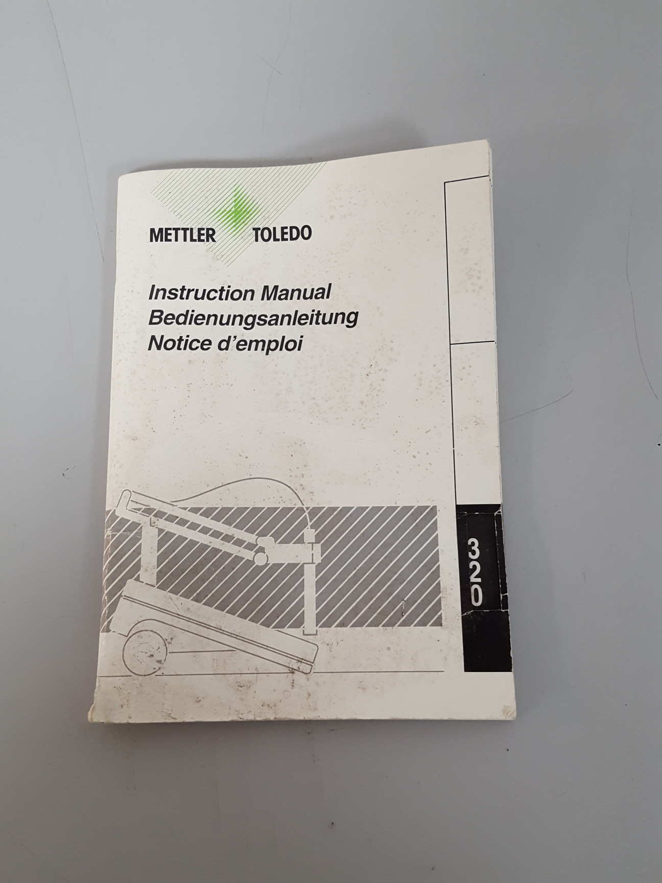Mettler Toledo IND320 320pH Meter User Manual Instruction Lab