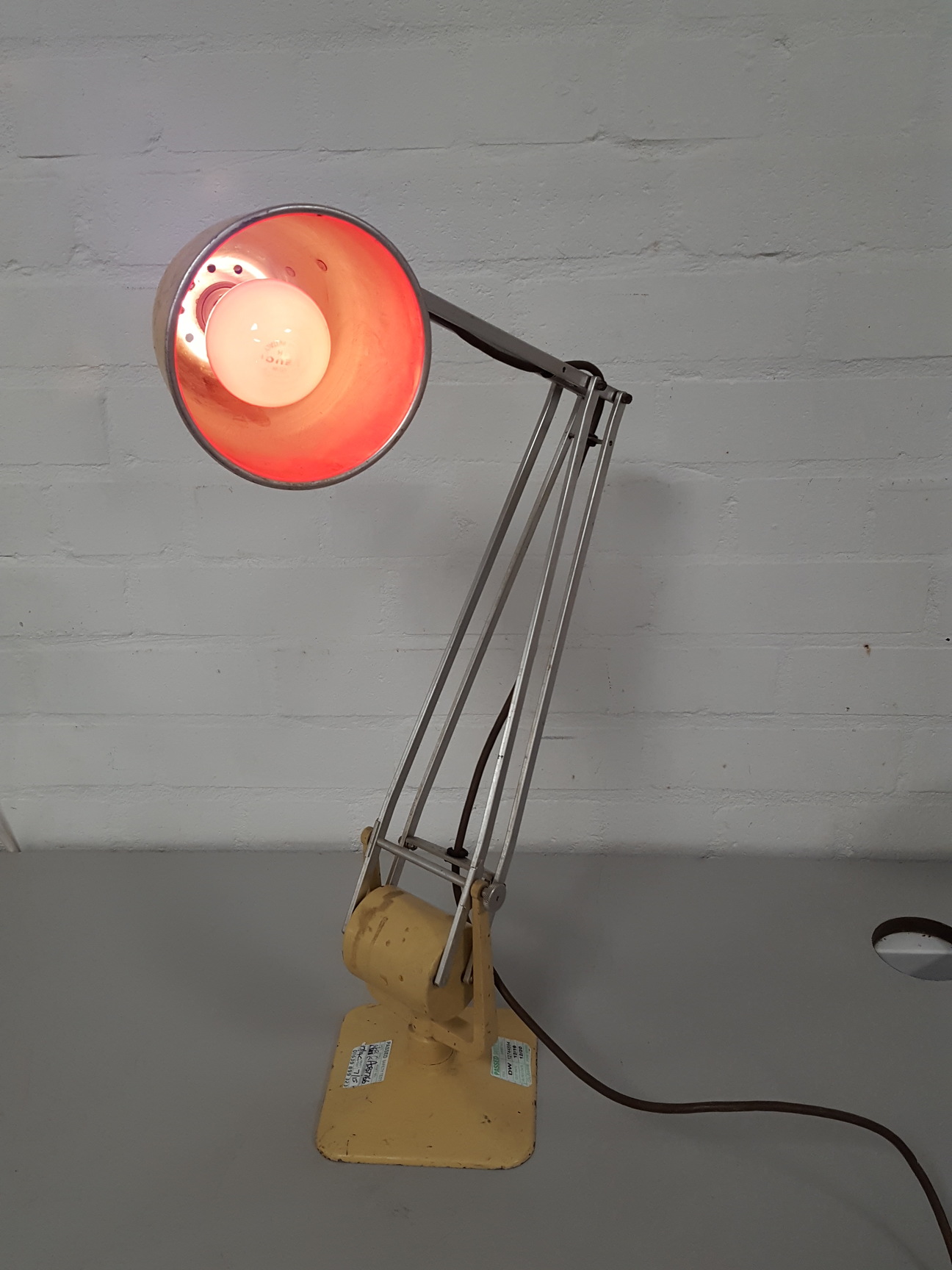 Image of Vintage Flexible Arm Lamp Anglepoise Style