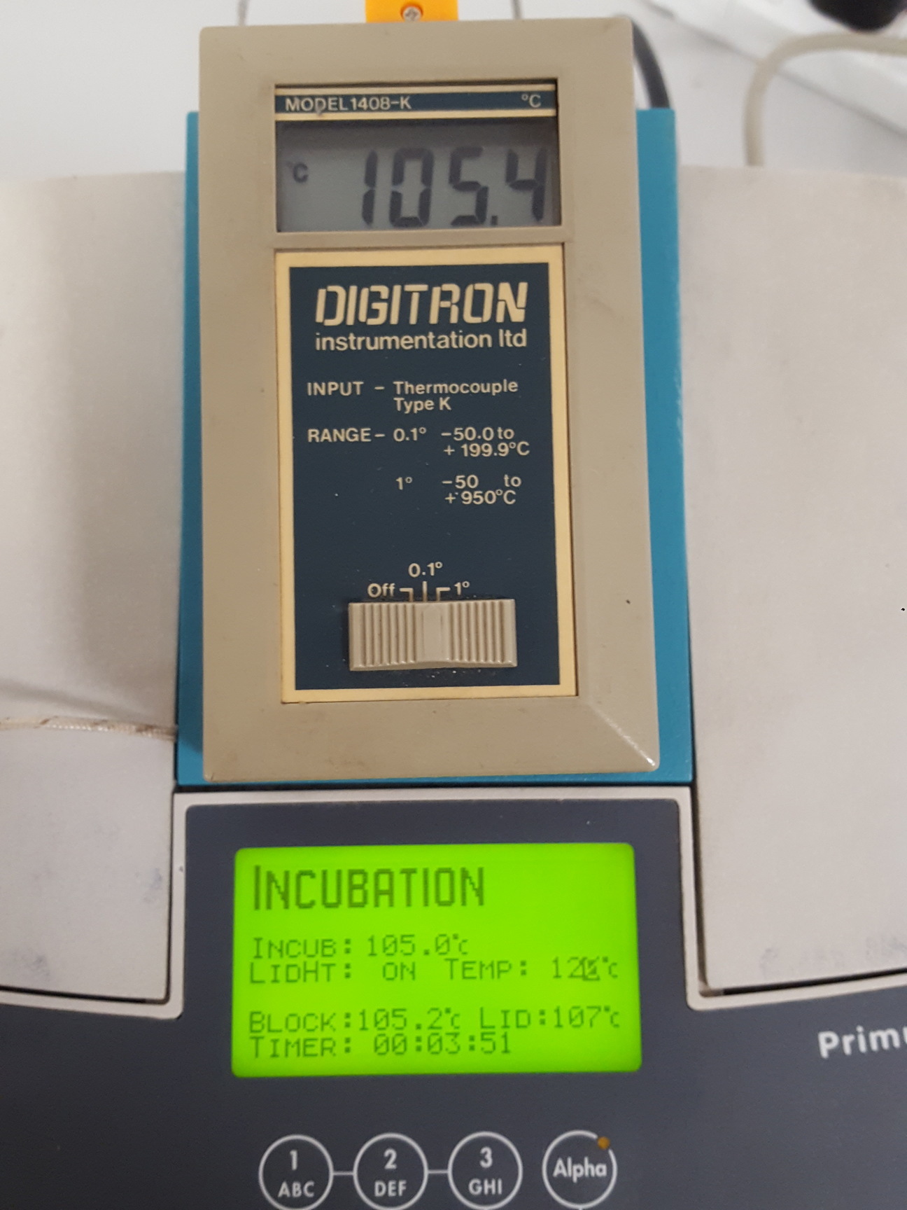 Image of MWG Biotech Primus 96 Thermal Cycler PCR DNA Lab