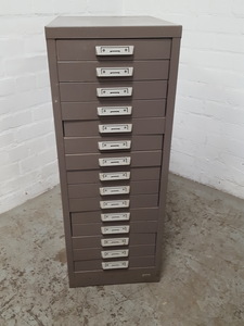 Thumbnail image of Star 15 Drawer Filing Cabinet Office Workshop 