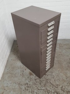 Thumbnail image of Star 15 Drawer Filing Cabinet Office Workshop 