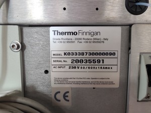 Thumbnail image of Thermo Finnigan Trace GC Ultra & AS2000 Autosampler Model K0333B730000090 Lab