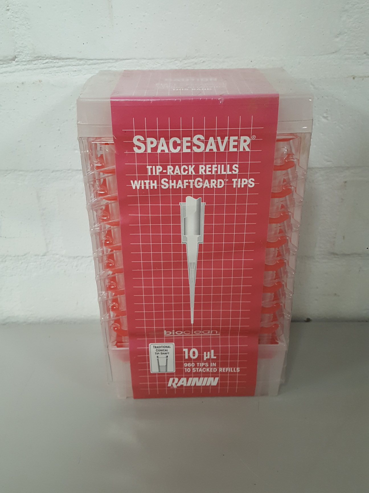 Rainin GPS10G Space Saver Shaftguard Tips Refills 10ul 960 Pipette