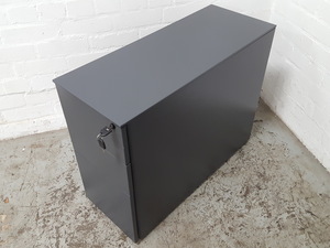 Thumbnail image of Brand New Office Filing Cabinet Pedestal Dark Grey - Deep Drawers 