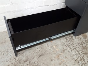 Thumbnail image of Brand New Office Filing Cabinet Pedestal Dark Grey - Deep Drawers 