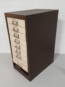 Thumbnail image of Office Engineering Filing Cabinet with 10xDraws (1x Missing Drawer) Workshop