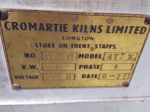 Thumbnail image of Cromartie Kilns No 920, HT3X, 3-Phase Furnace / Annealing Kiln Lab