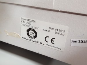 Thumbnail image of AGFA Healthcare CURIX 60 X-ray Film Processor + Reagent Set G354 0.5L Rapid Lab
