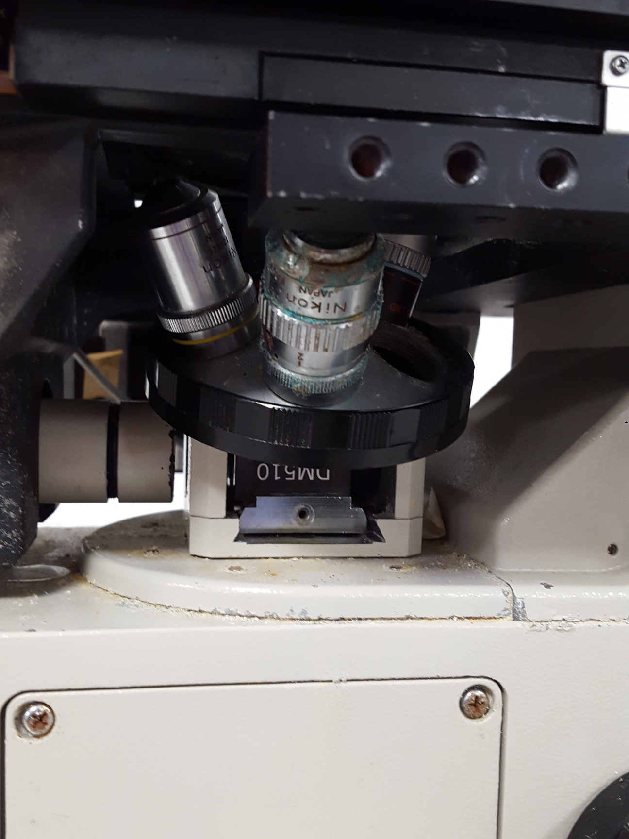 Image of Nikon Diaphot Phase Contrast Microscope Xenon XPS-100 + 3 Objectives PH1 PH2 PH3
