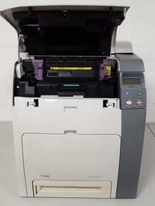 Thumbnail image of HP Color LaserJet 4700dn Standard Laser Printer duplex network