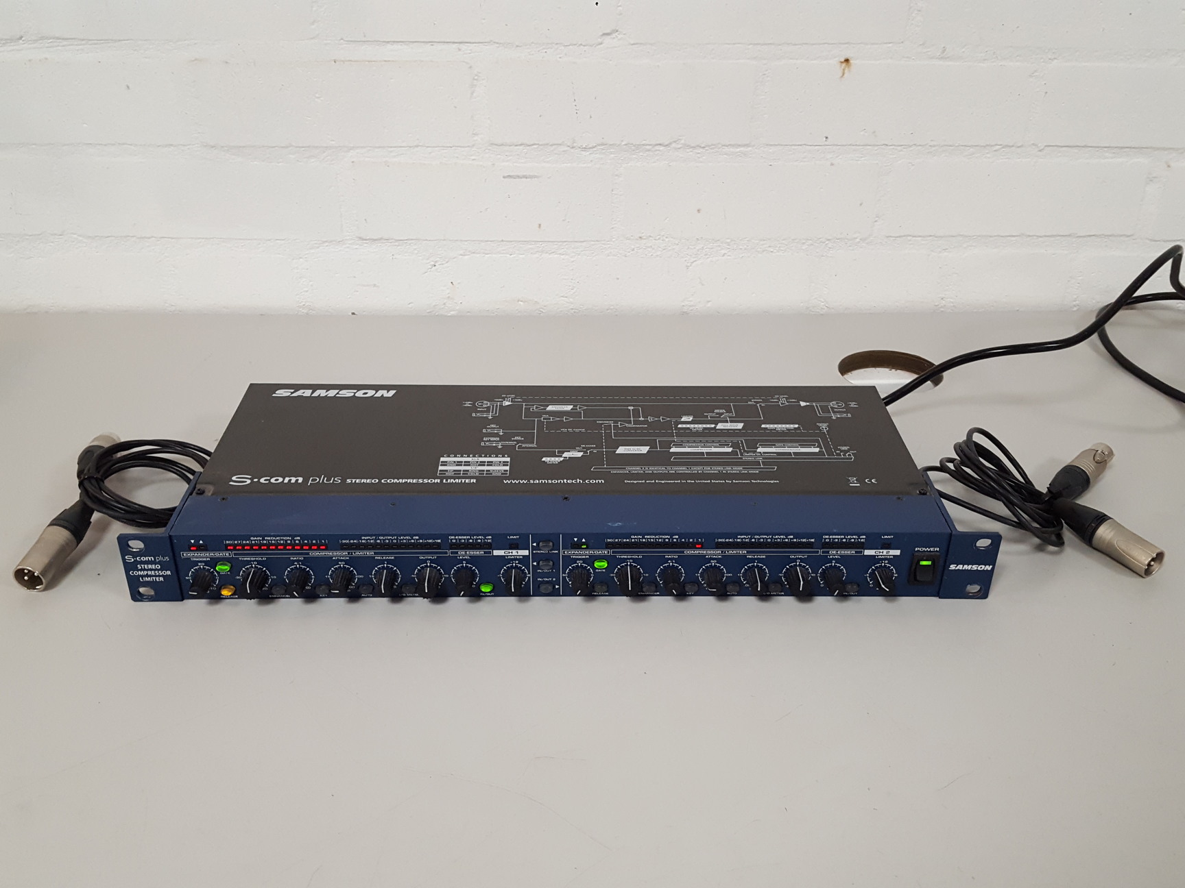 Image of Samson S Com Plus Stereo Compressor Limited