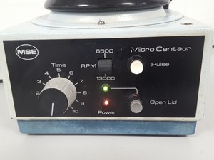 Thumbnail image of MSE MicroCentaur Benchtop Centrifuge Lab 6500 13000rpm